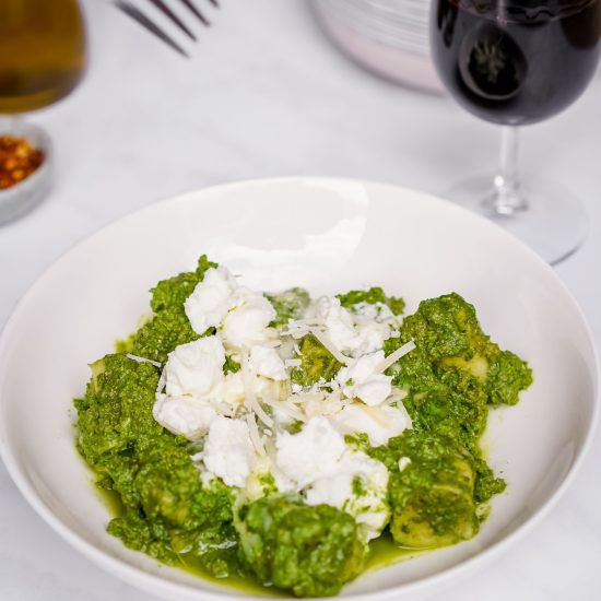 Gnocchi with Kale Pesto