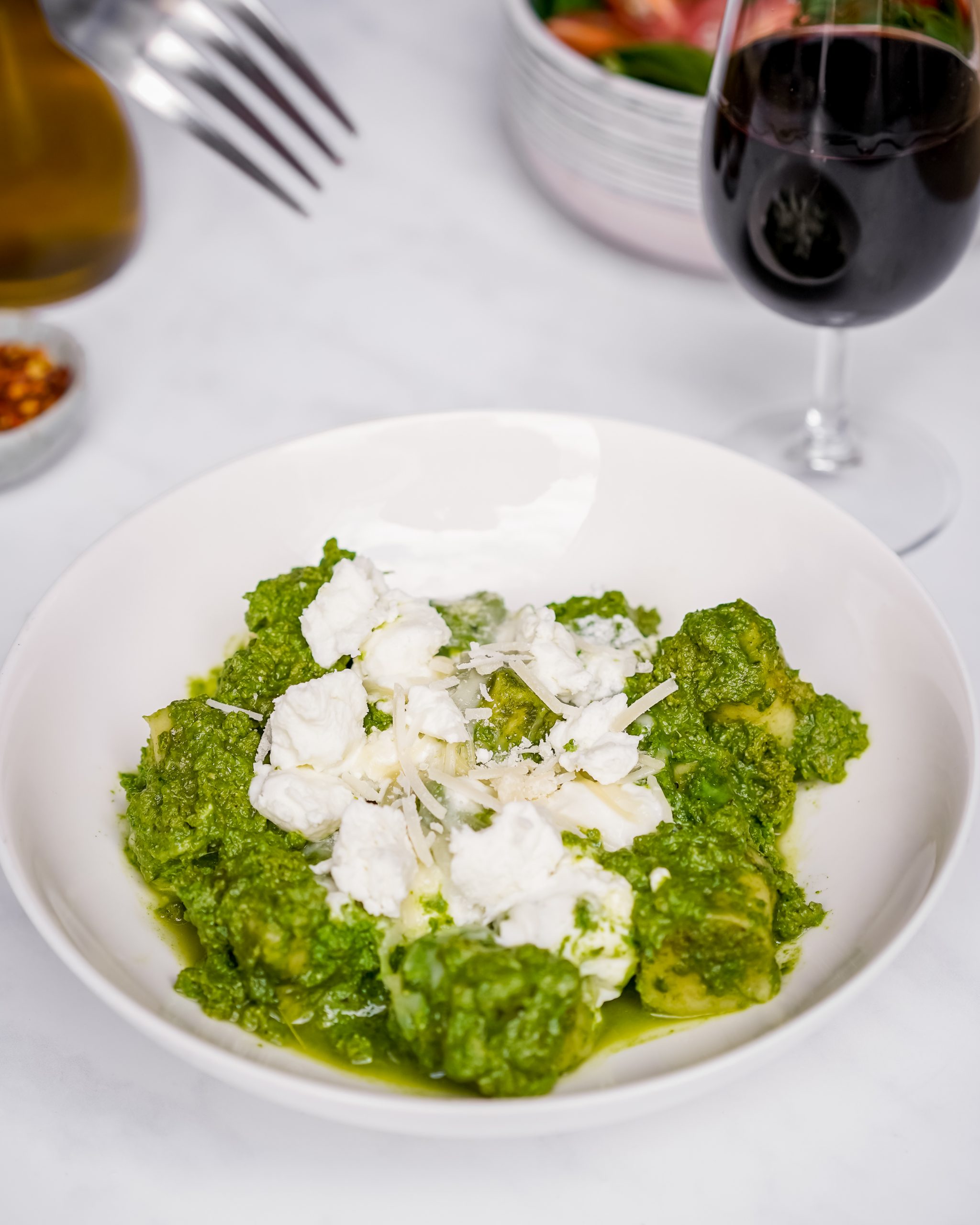 Gnocchi with Kale Pesto