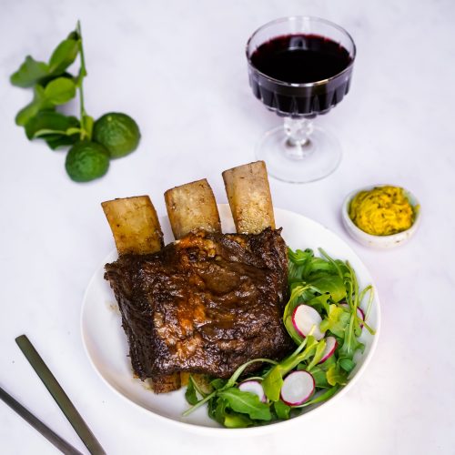 Slow Cooked Organic Beef Ribs