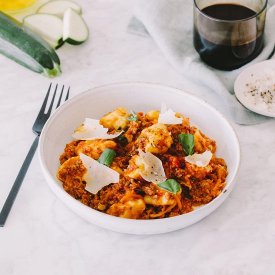 Gnocchi with Bolognese