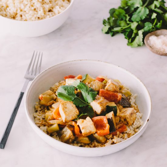 Vegan Spicy Red Tofu Curry